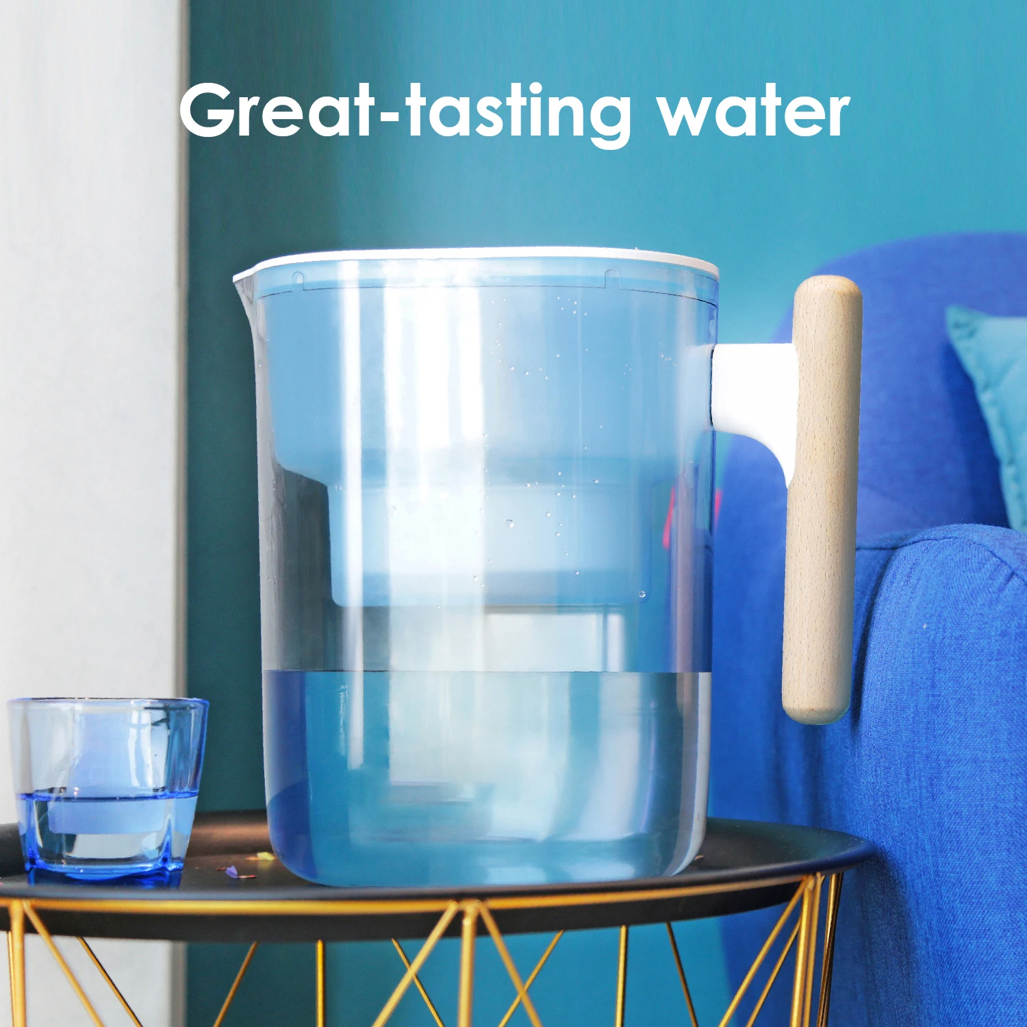 Gravity Induction Indicator Plastic Jug With Filter Jug Filter Water Pitcher