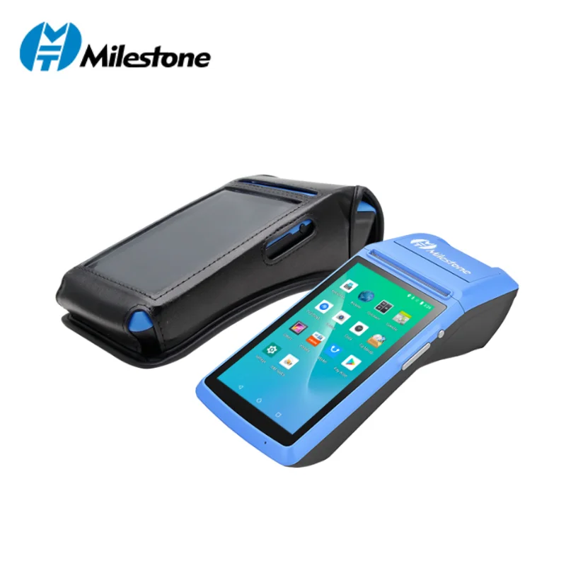 punto de venta de Android Handsfree Rugged Pos Terminal Android Access Handheld With Printer Restaurant System Android Pos