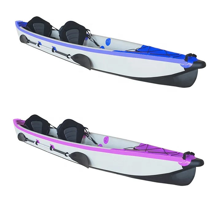 Wholesale Price Drop Stitch Inflatable Kayak 2 Person Sea Kayak Inflatable Kayak For Various Water Sports