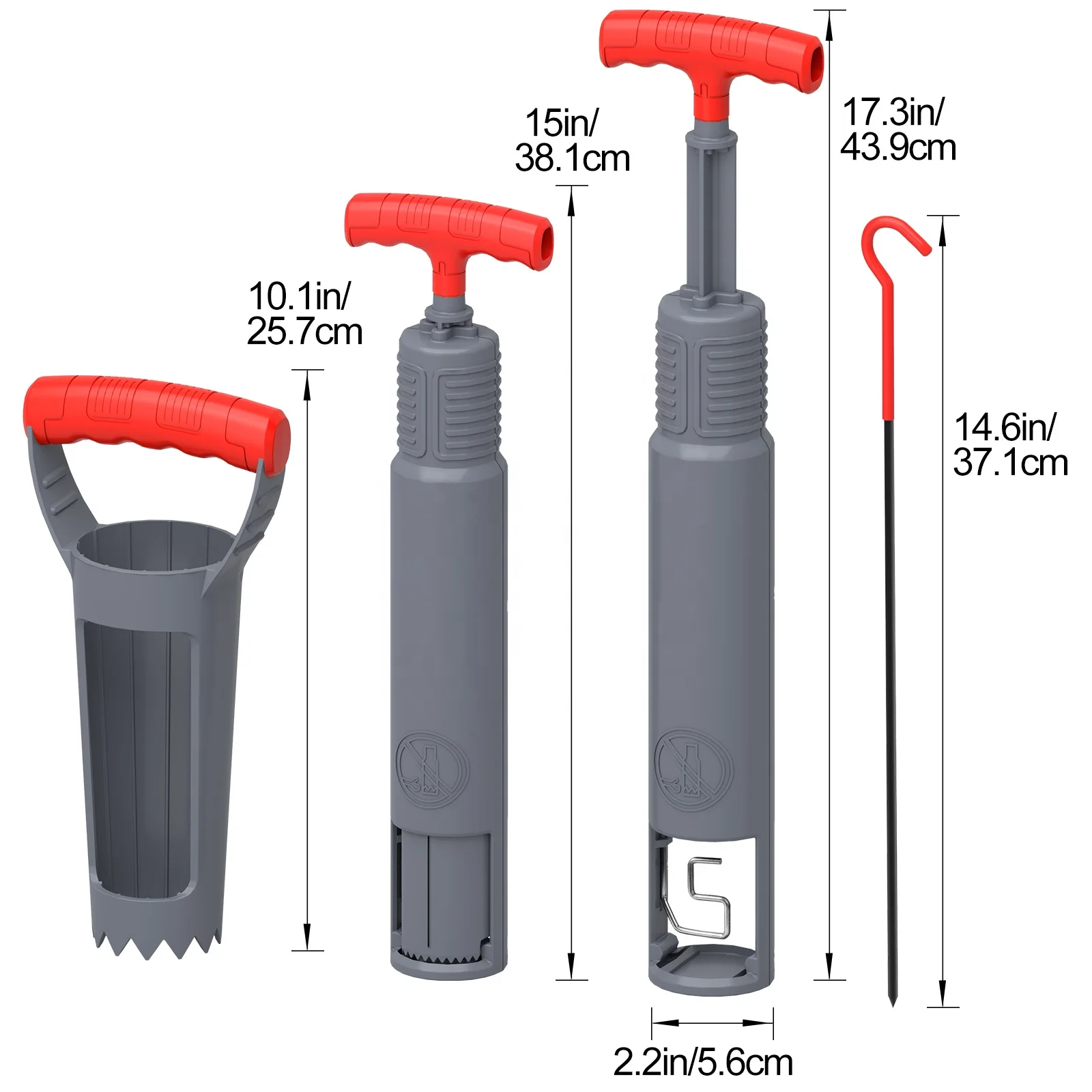 Eco-Friendly Effective Gardens Lawns Farming Yard Plastics Mouse Trap OEM ODM Gopher-Control Mole Trap Set