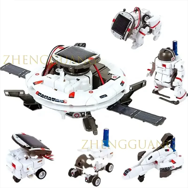 6 в 1 игрушечный робот на солнечной батарее