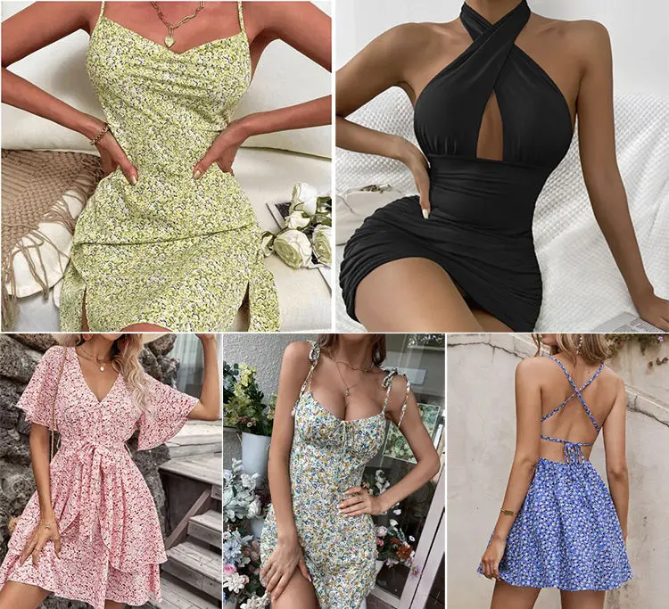 discount wholesale brand new mixed bundle bale woman dress bikini swimwear woman clothes mix bundle casual dress