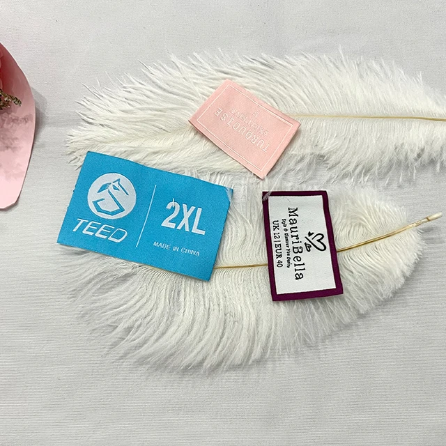 Factory wholesale woven neck label high quality customized label