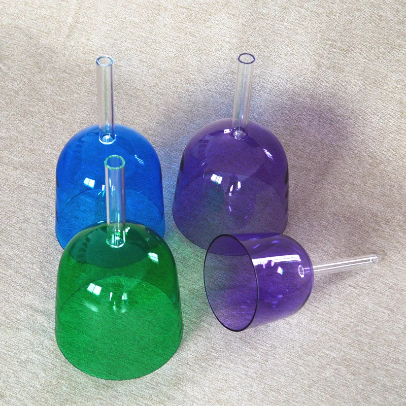 HUAFENG High purity clear quartz crystal singing bowl for concert with handle