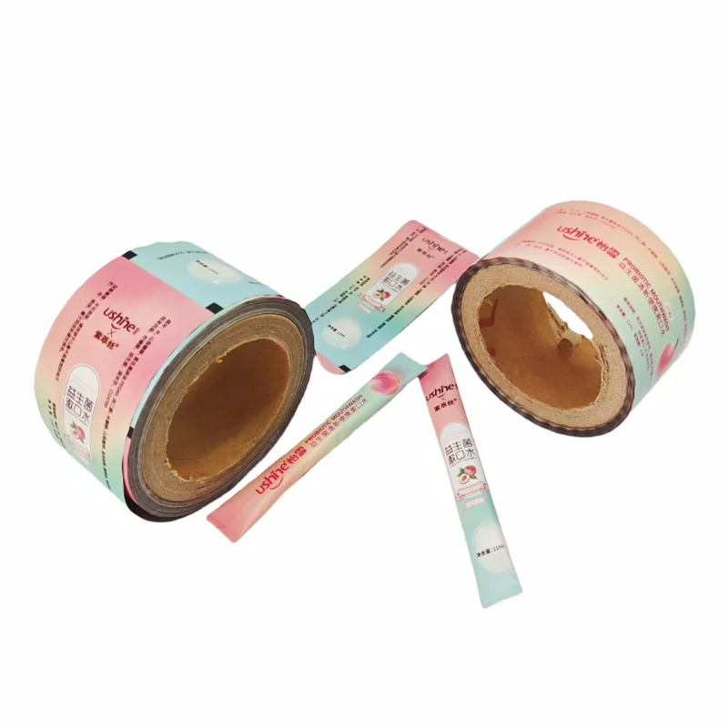 Good Printed Plastic Packaging Sachet Hot Lamination Cosmetics Strips Bag BOPP PET Aluminum CPP PE Mouthwash Sealed Film Roll