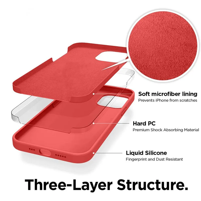 Factory supply liquid silicone phone cover sublimation phone case for iPhone