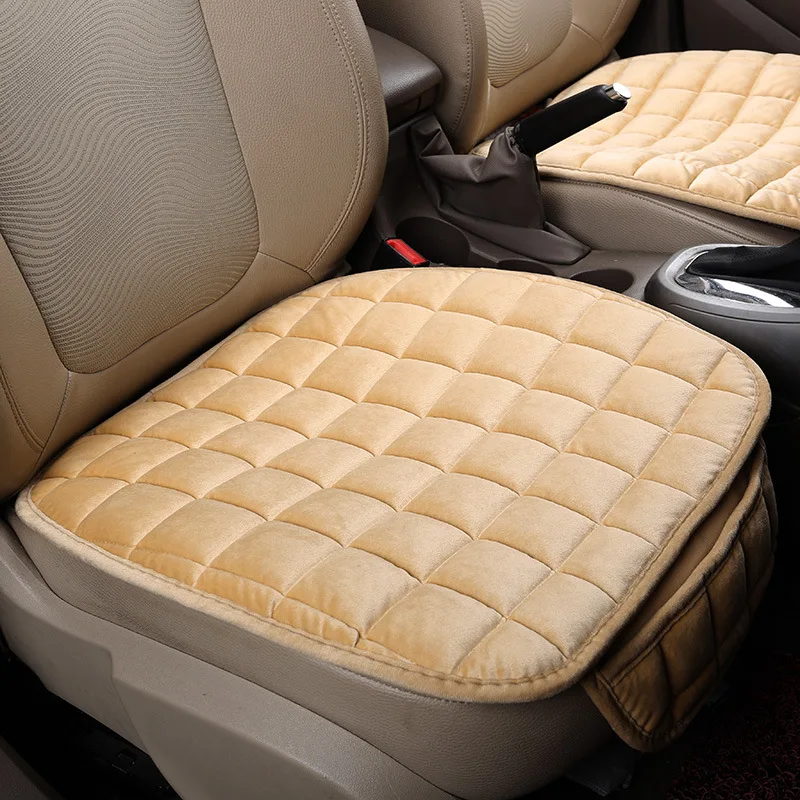 
High Quality Breathable warm Universal Luxury Velvet Car Seat Cushion Car Seat Cover 