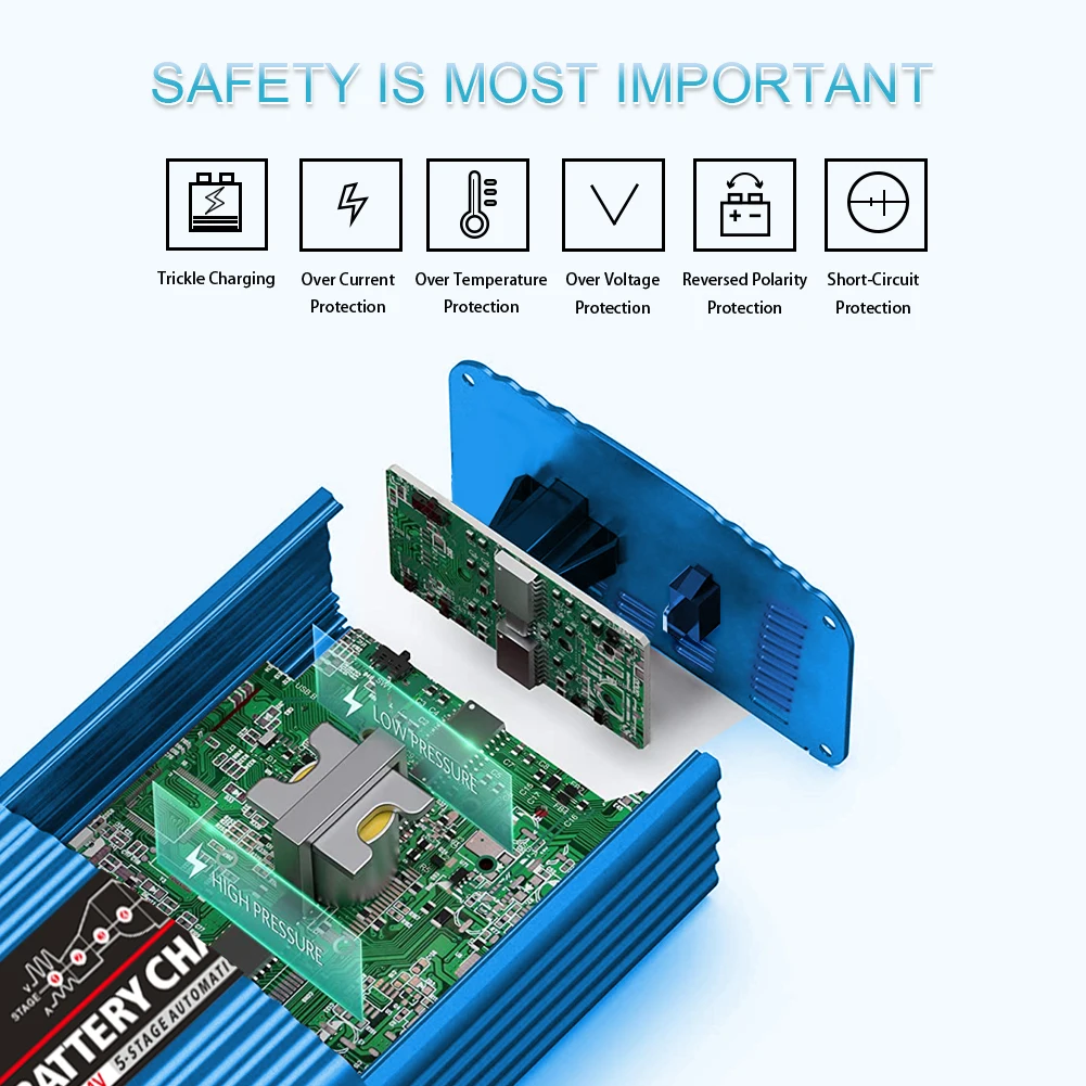 GEL VRLA SLA  Automatic 24v Battery Charger 12v24v