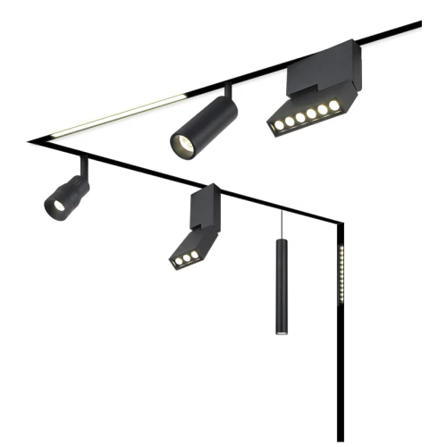 MAGNETIC TRACKLIGHT 48v ultra slim magnetic track light MAGNETIC TRACK BAR Project Installation ultra thin magnetic track light