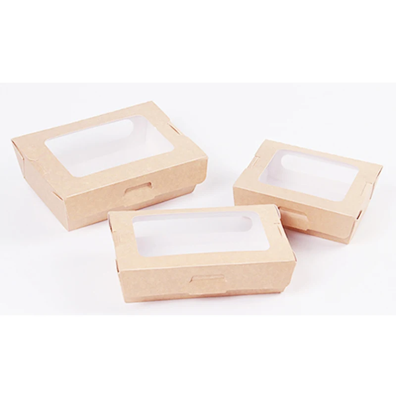  Wholesale Biodegradable Takeaway Delivery Eco Friendly Paper Lunch Box Fast Food Packaging Containers With