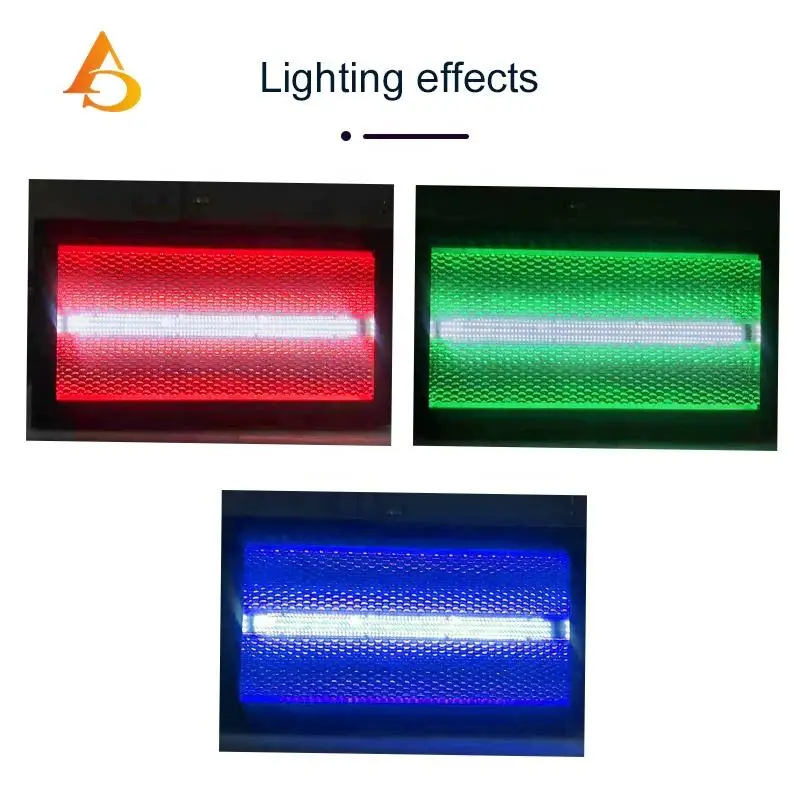 Professional stage lighting dmx 3000w strobe light full color led strobe stage light