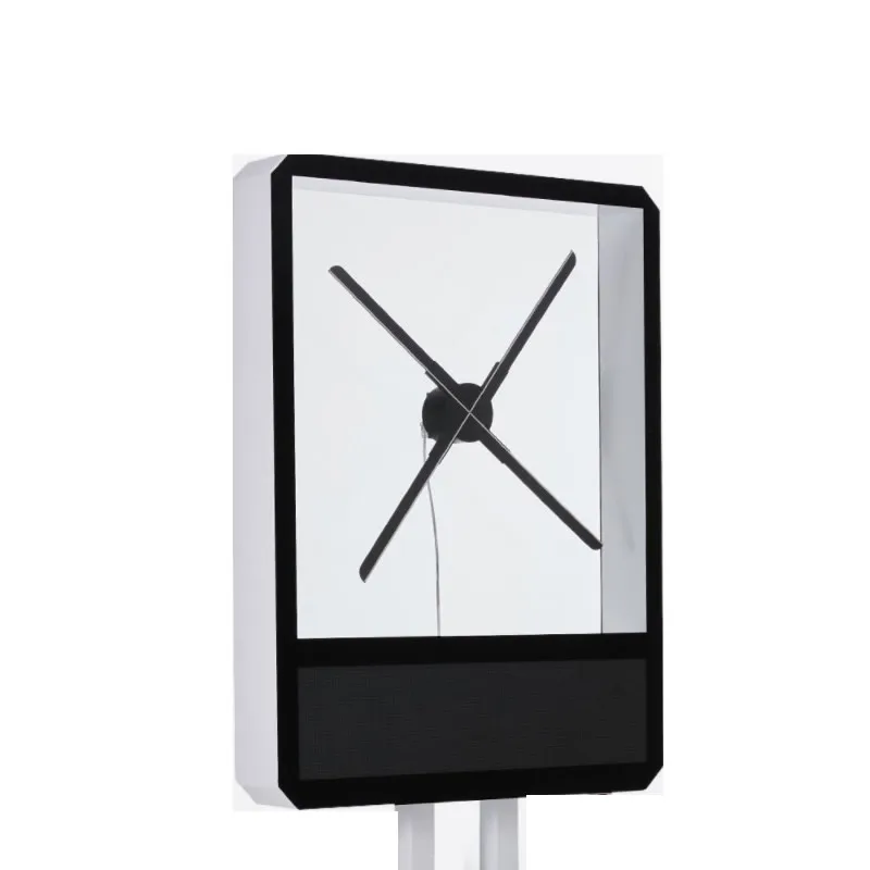 2022 Hottest Indoor Advertising Naked eyes 3D hologram LED fan with wifi app/Support Windows /.IOS/Android