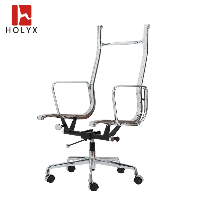 Office furniture accessories aluminum frame banquet chair with 5 star chair base
