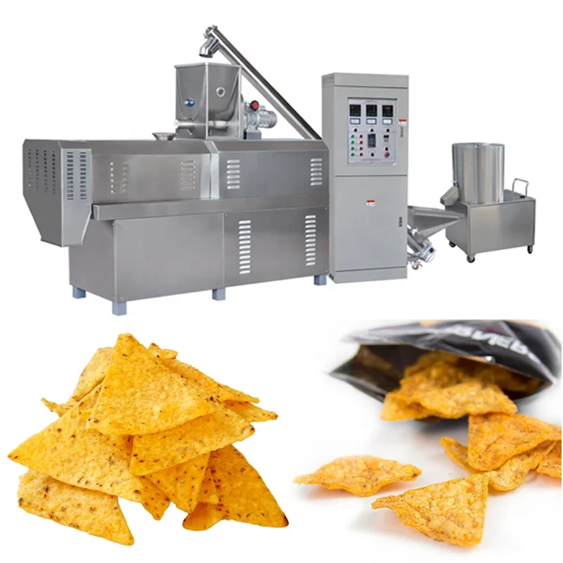 Extruder machine nachos chips production line tortilla making equipment