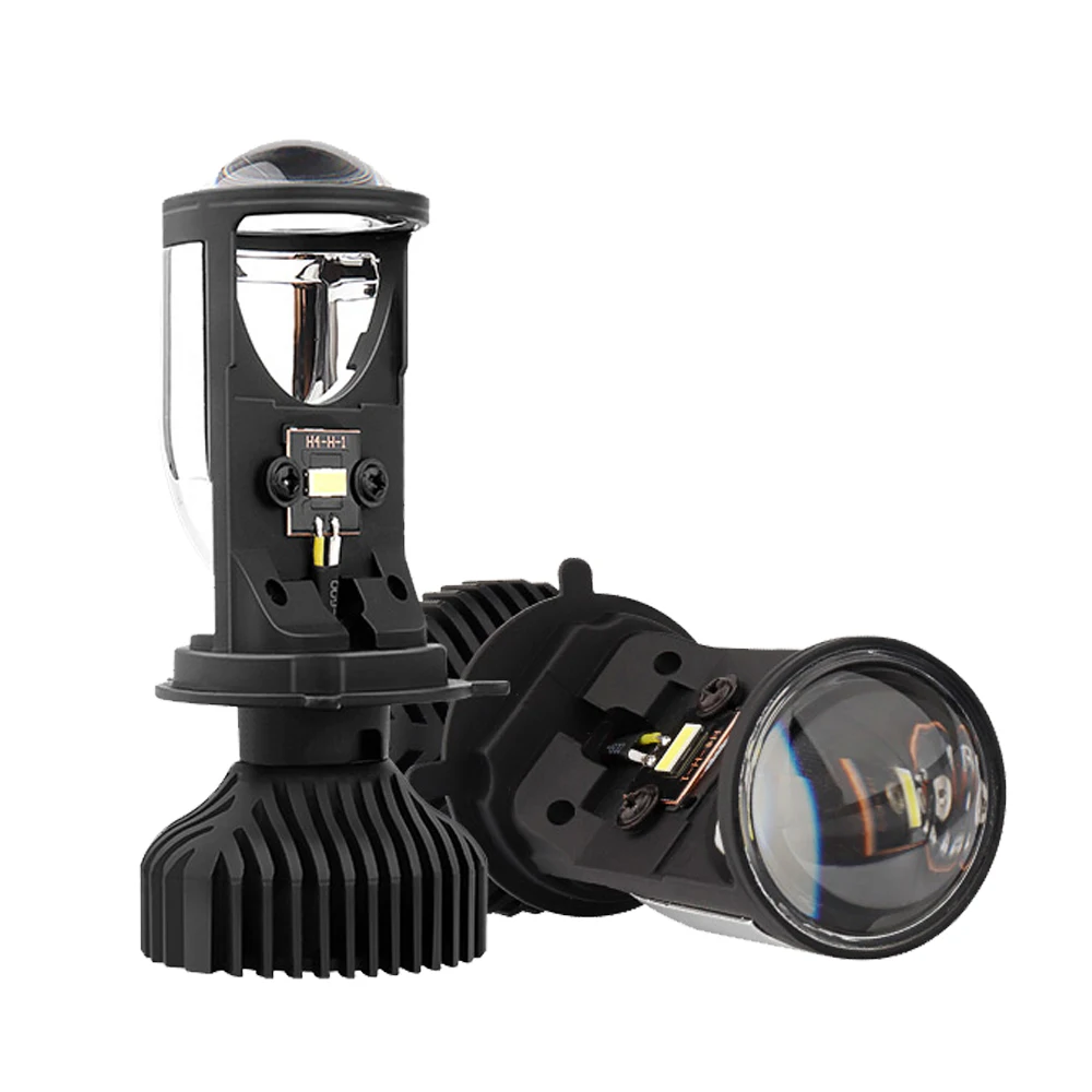 Super Bright Canbus Projector H4 Mini LED Lens Y6D LED Car Headlights 36W Hi Low Beam