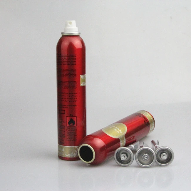 Aluminum body spray manual metal aerosol tin can with lock  sprayer filling machine with oygen