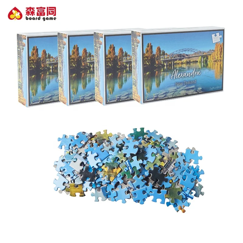 Hot sale Custom Made Puzzle 500 1000 4000 5000 Pieces Jigsaw Puzzles For Adult