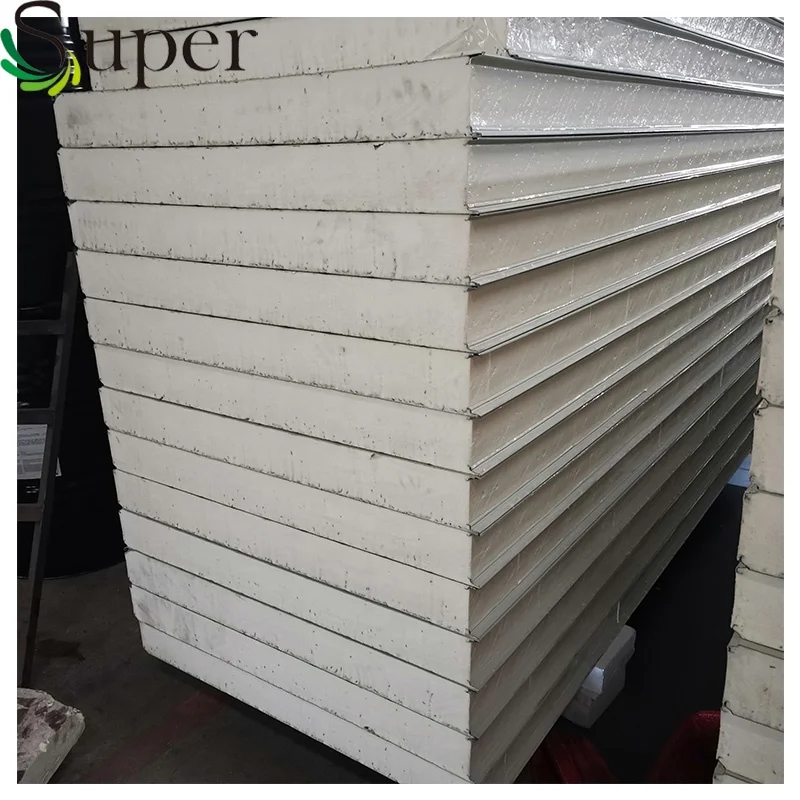 
Polyurethane Insulation Modular Sandwich Panel Wall For Cold Room 
