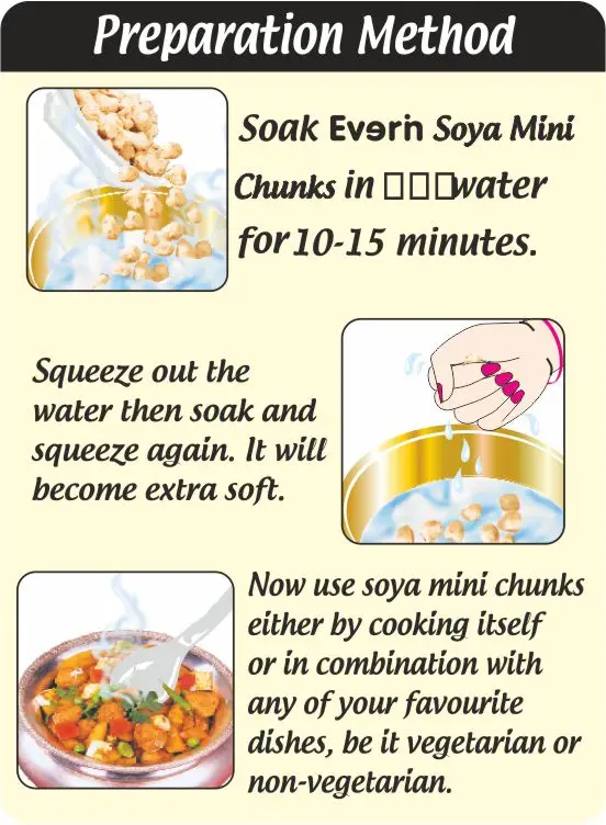 Everin Nutri High Protein and Healthy SOYA Mini Chunks 50 GM