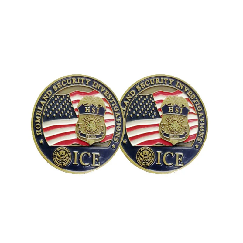 Custom Embossed Eagle Challenge Coin Commemorative Coin