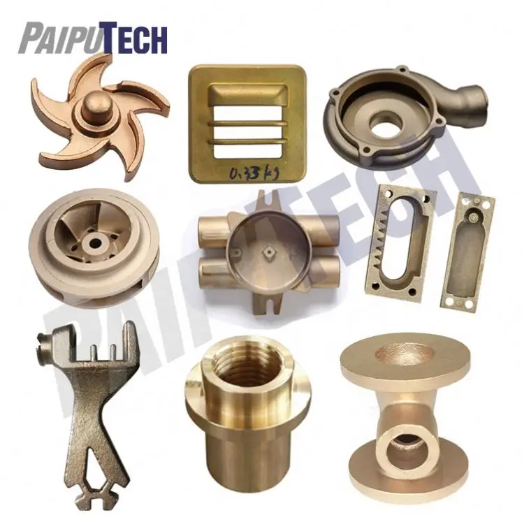 Custom Copper Investment Casting Parts Brass Bronze Lost Wax Casting Parts