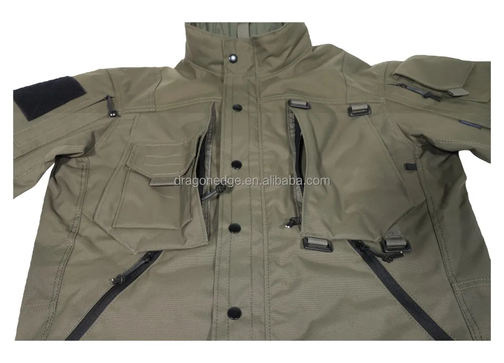 SPARK TAC Ranger Green camouflage  With Lining tactical uniform Nylon Water Proof Winter Tactical Jacket