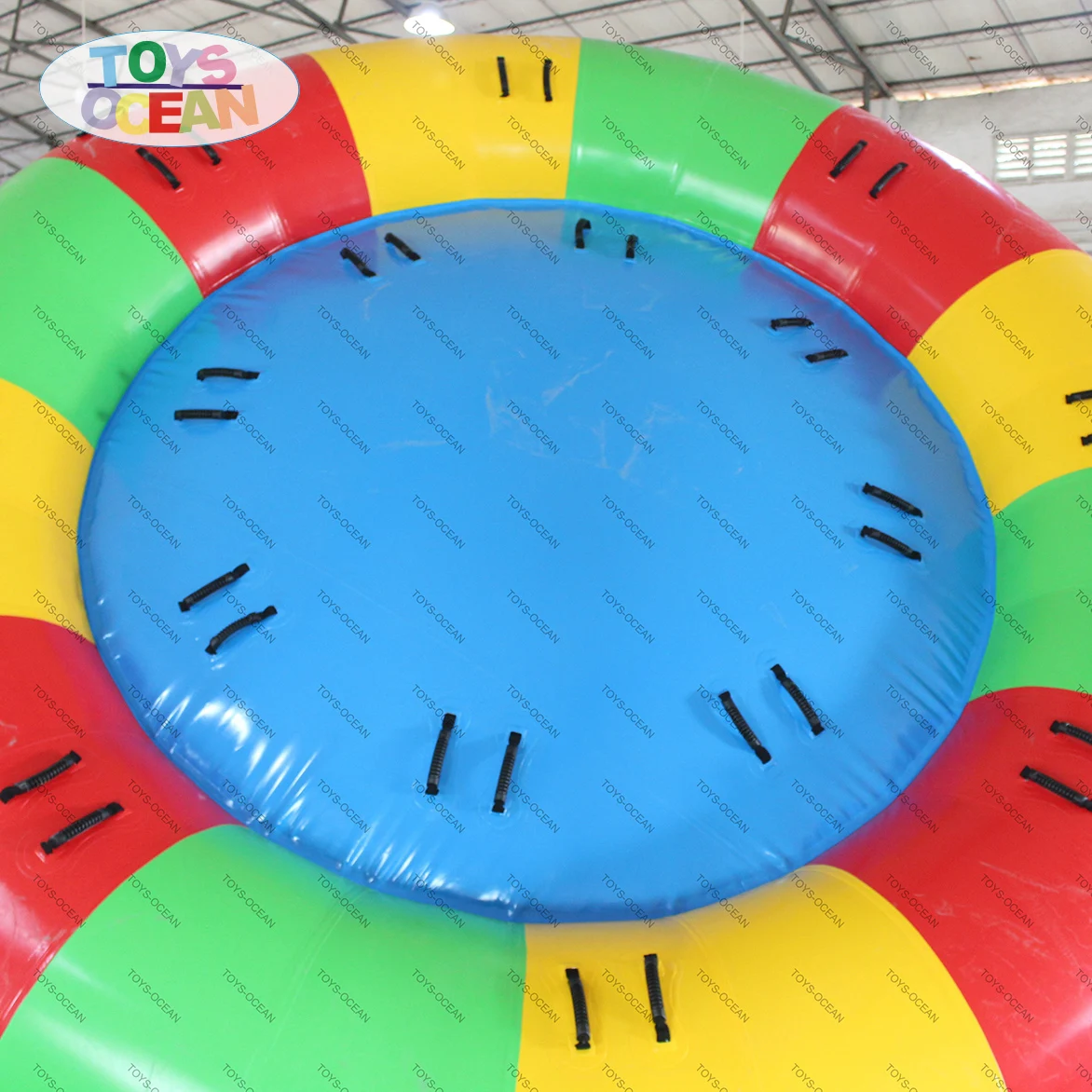 toys ocean factory customized cheap water sports games water tow inflatable disco ufo boat