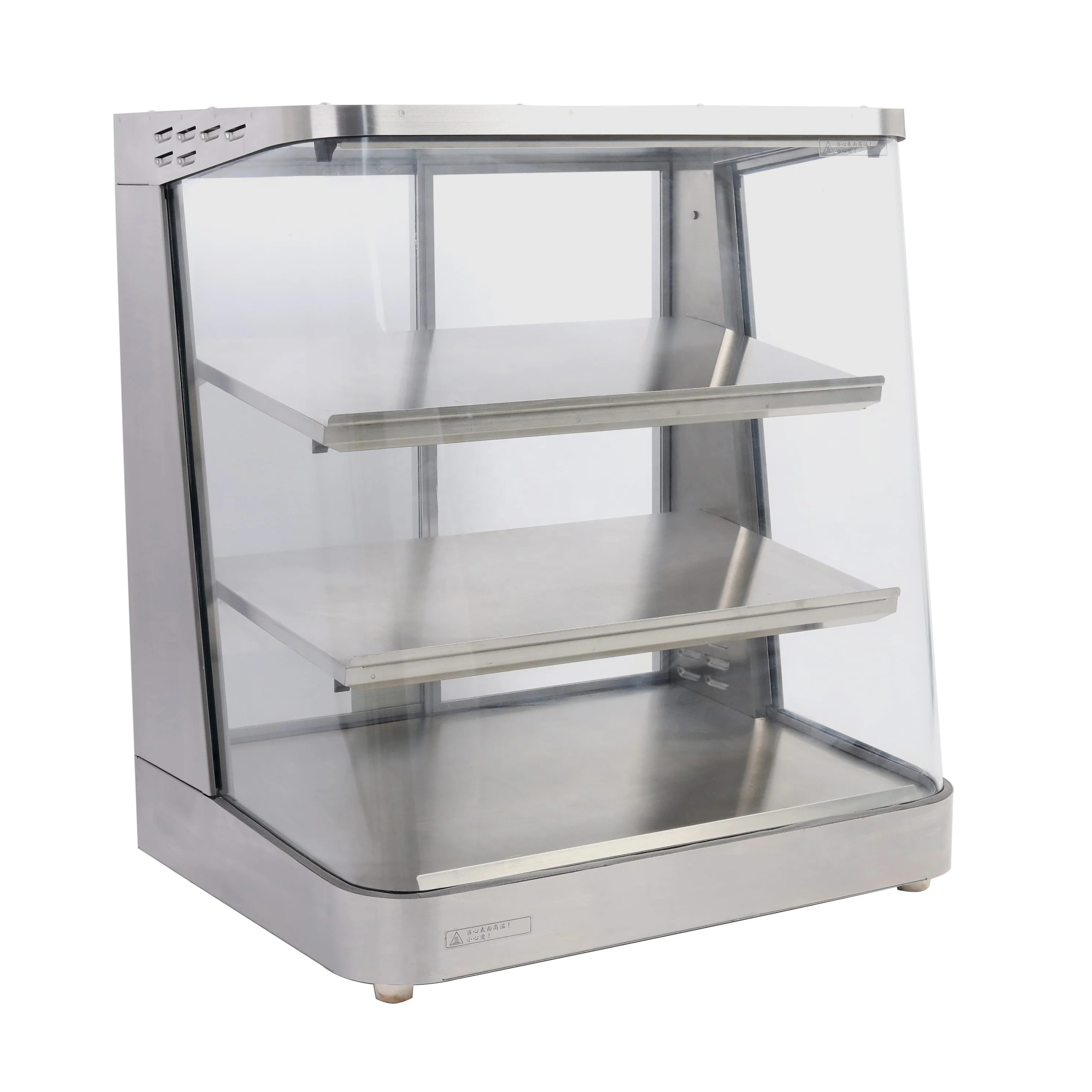 Chef Prosentials Commercial Glass Hot Food/Pizza /Pastry/Bread Warmer Display Showcase warmer  For Buffet Use Pizza machine