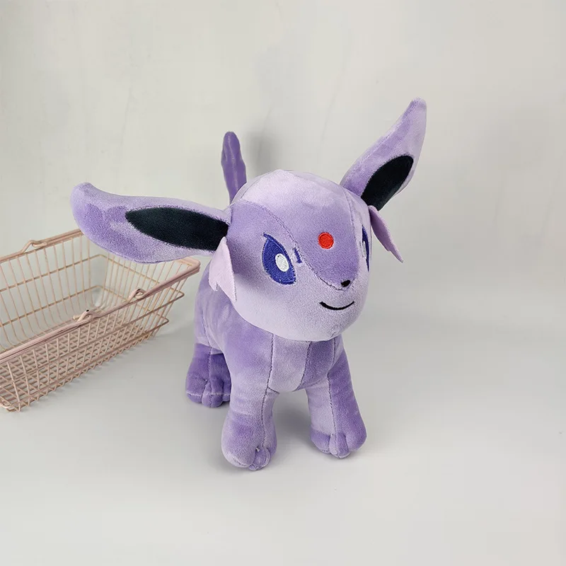 Anime Pokemon Character Standing Posture Eevee Plush Doll Anime Plush Toy Claw Machine Doll