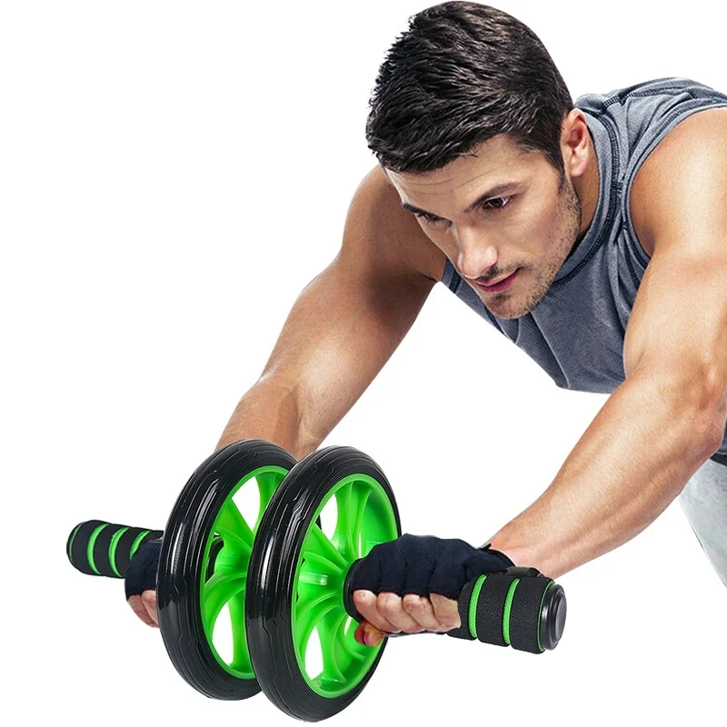 Abdominal Wheel Exercise Fitness Ab Wheels Double/Triple Roller Training Equipment Home Workout Fitness Gym Muscle Training