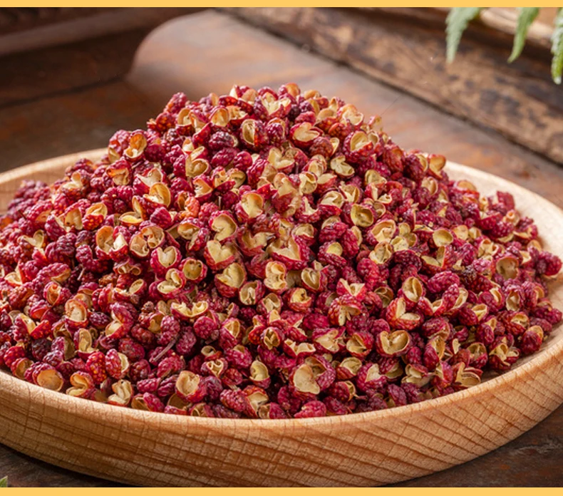Organic Sichuan Peppercorns Dried Red Enhancing Flavor Spices Fresh and Aromatic Mala Herbs for Cooking BBQ and Seasoning