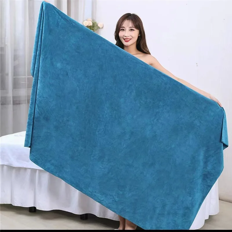 Large Thick Microfiber Bath Towel Absorbent and Quick-drying Multifunctional Swimming Fitness Sports Beauty Salon Towel W24-88