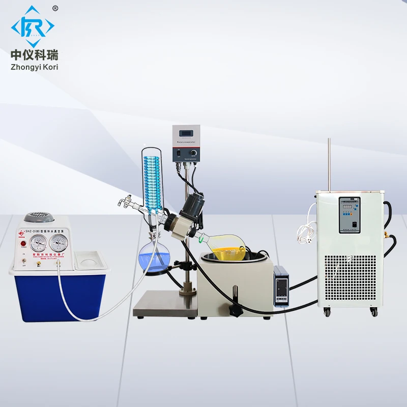 RE-201D Benchtop  Vacuum distillation Rotary evaporator mini chemistry lab