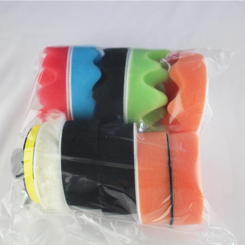 14pcs 3' Polishing Kit Foam Drill Polishing Buffing Pads Cone Sponge Set for Car Body Wheels