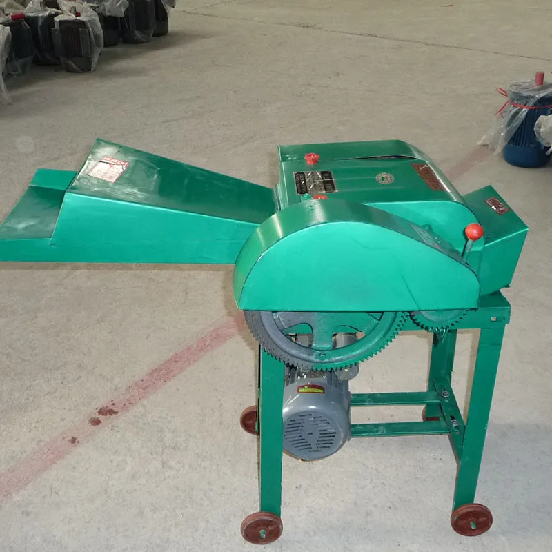In Stock Feed Pellet Chaff Cutter Straw Grass Line Hammer Mill Crusher Machine