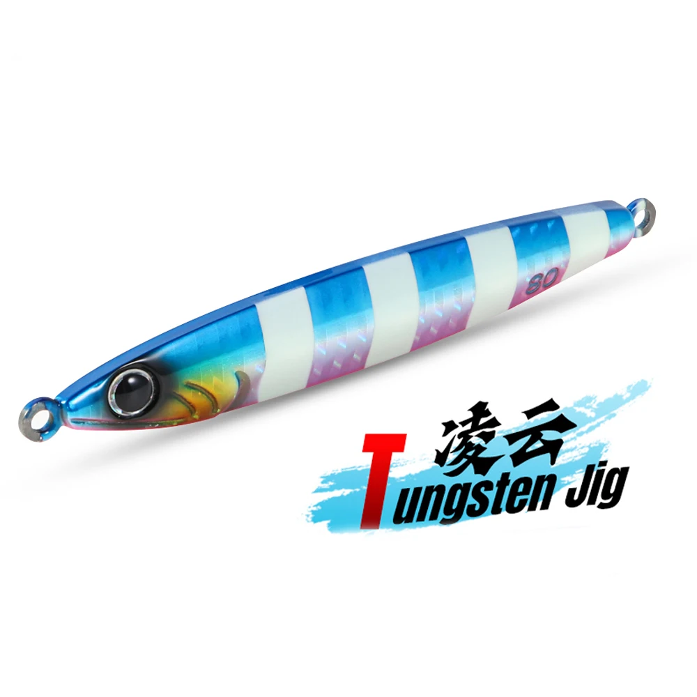 30g 40g 60g 80g Tungsten Jig Saltwater slow jigging Fishing Metal Jig Lure bait