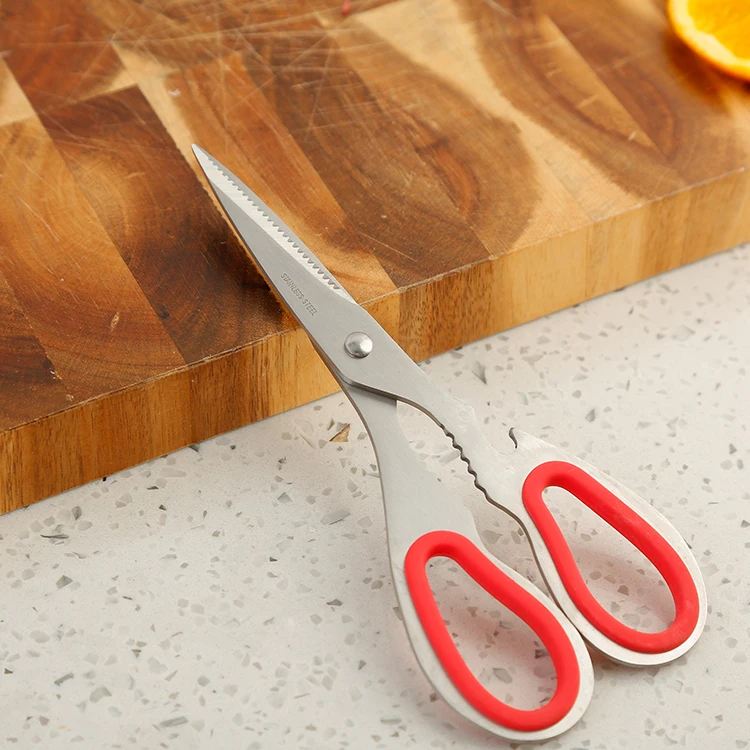 Red Steel Stainless Steel Cookware Butcher Knife Set Kitchen Chef Knife Dinnerware Themed Thread Cutting Tool Made in China