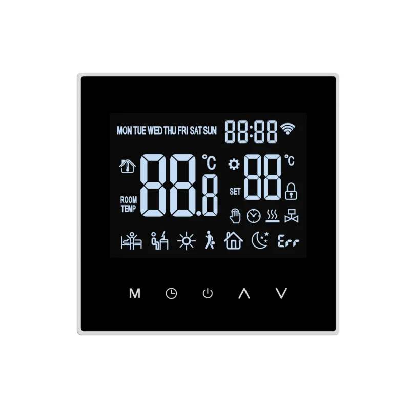 Tuya WiFi Smart Thermostat Panel Temperature Controller Remote Controller works with Google Home, Alexa
