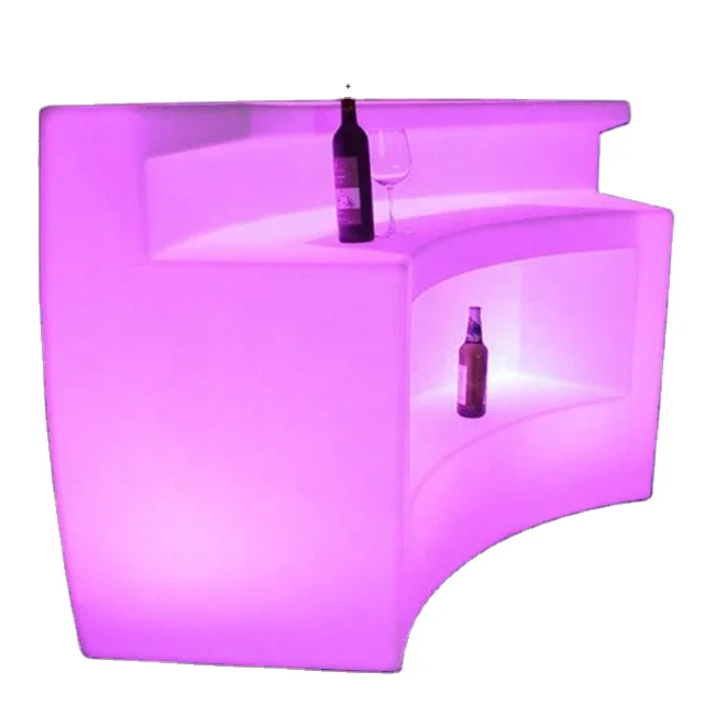 Modern LED Bar Furniture Glowing Bar Table Led Lighting Bar Counter