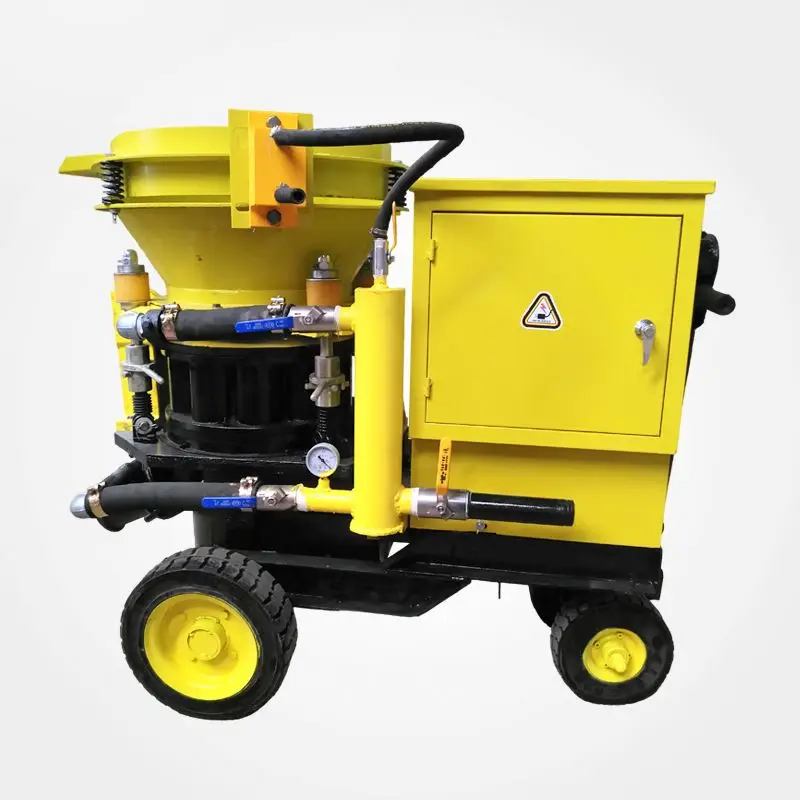 High Pressure Small Dry Concrete Plaster Shotcrete Cement Mortar Spraying Machine