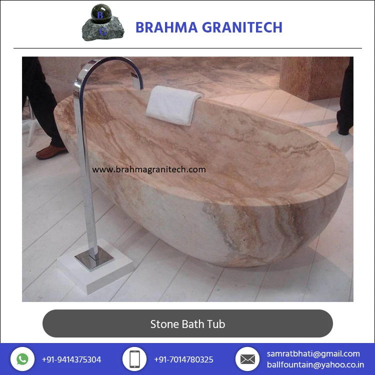 Artificial Design Natural Marble Stone Bath Tubs at Sale