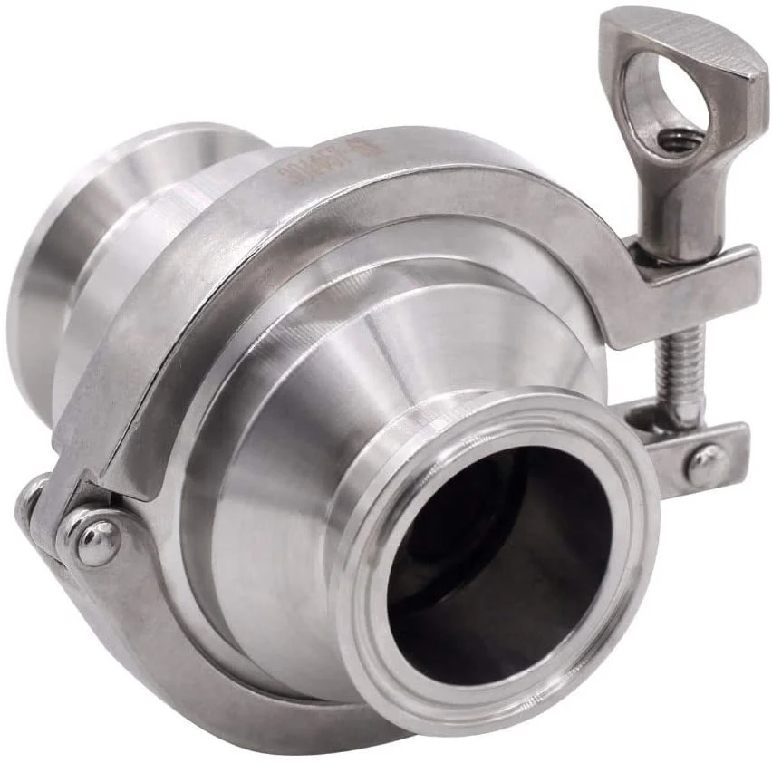 Factory food grade sanitary Non return valve SS304/316 Check Valve Clamp