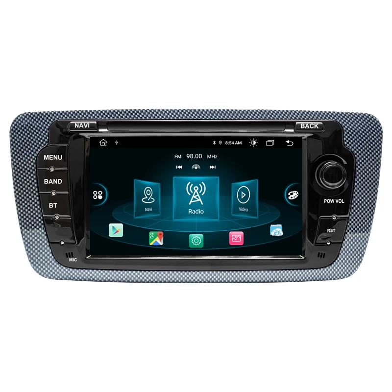 Android 12 Car Radio Multimedia DVD Player GPS For Seat Ibiza 6j 2009-2013 CARPLAY  Navigation 2din No DVD Player
