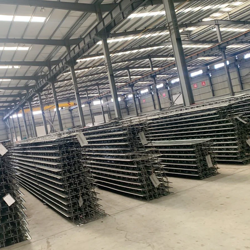 High Rise Buildings 4-3-3 Steel Truss Lattice Girder Triangle Lattice Girder Truss Steel Truss Deck