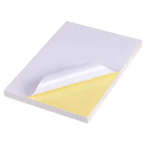 coated sticker  paper high gloss sticker paper self adhesive paper extensive used for printing&packing