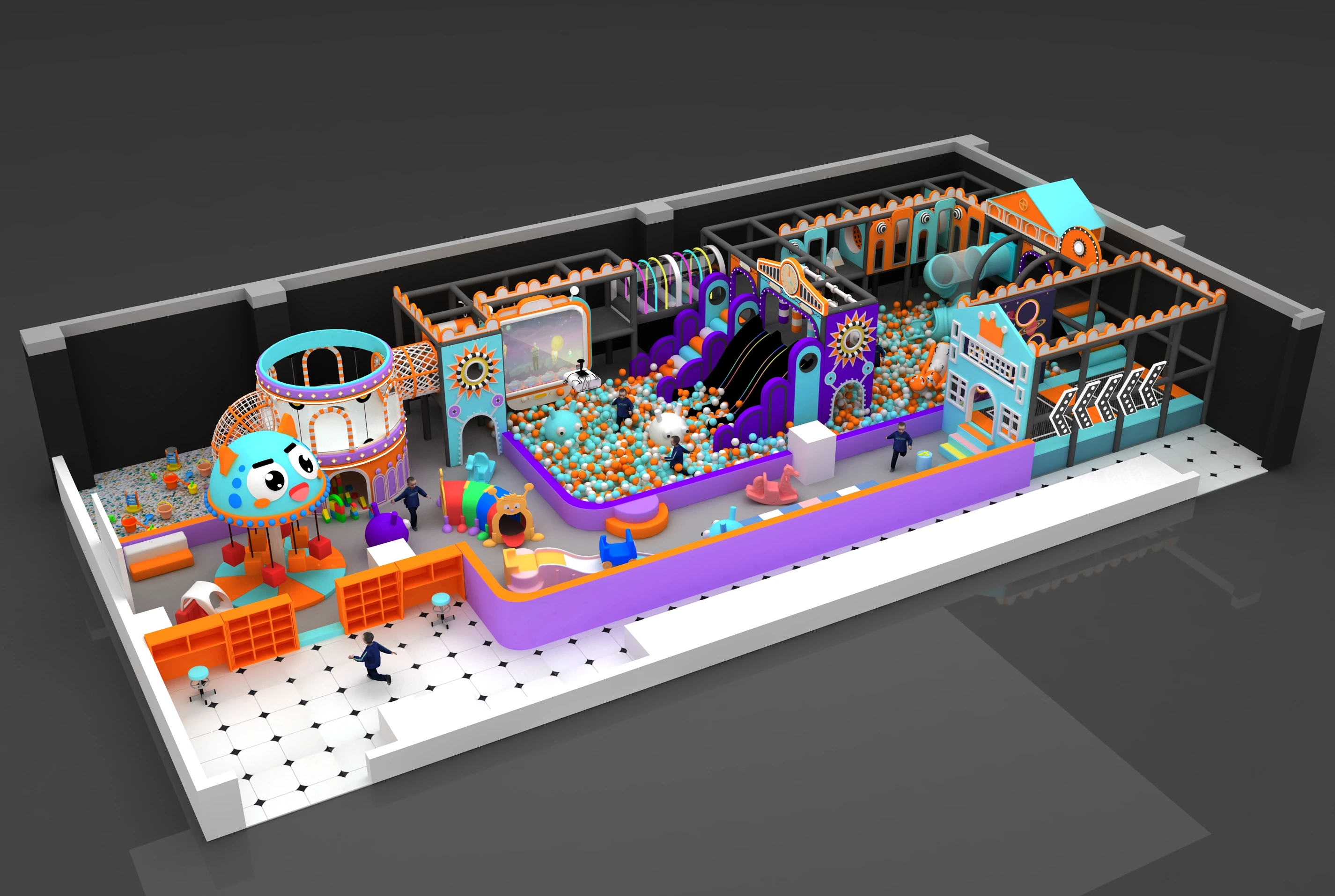 Cheap Price Mini Indoor Playground Equipment Soft Foam Playground for Preschool Restaurant Kids Cafe mazes soft play equipment