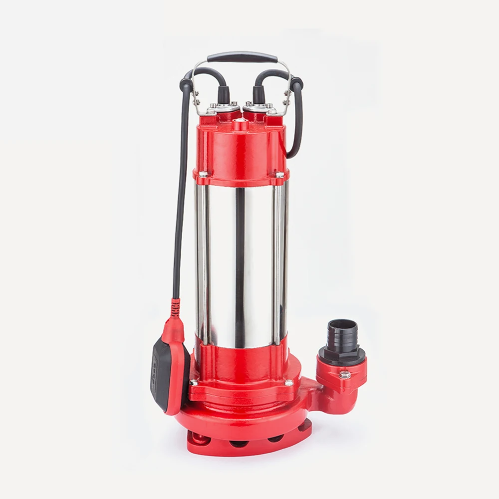 220v stainless steel body electric slurry mud dredging sewage 2hp industrial waste drainage submersible water pumps