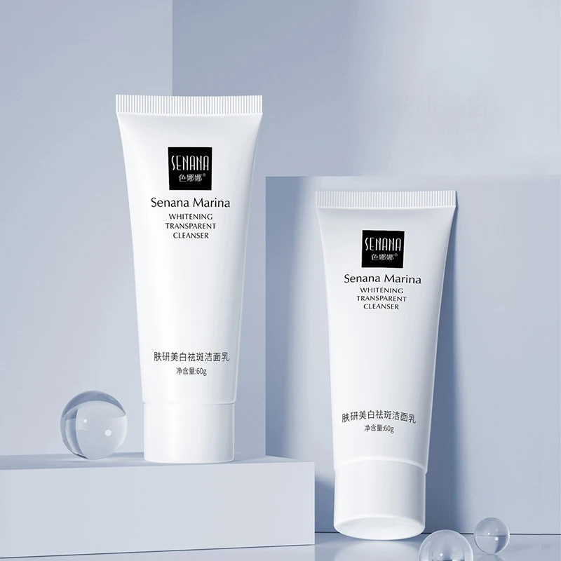 OEM SENANA private label skin care natural Niacinamide Hydrating Whitening Brightening face Cleanser