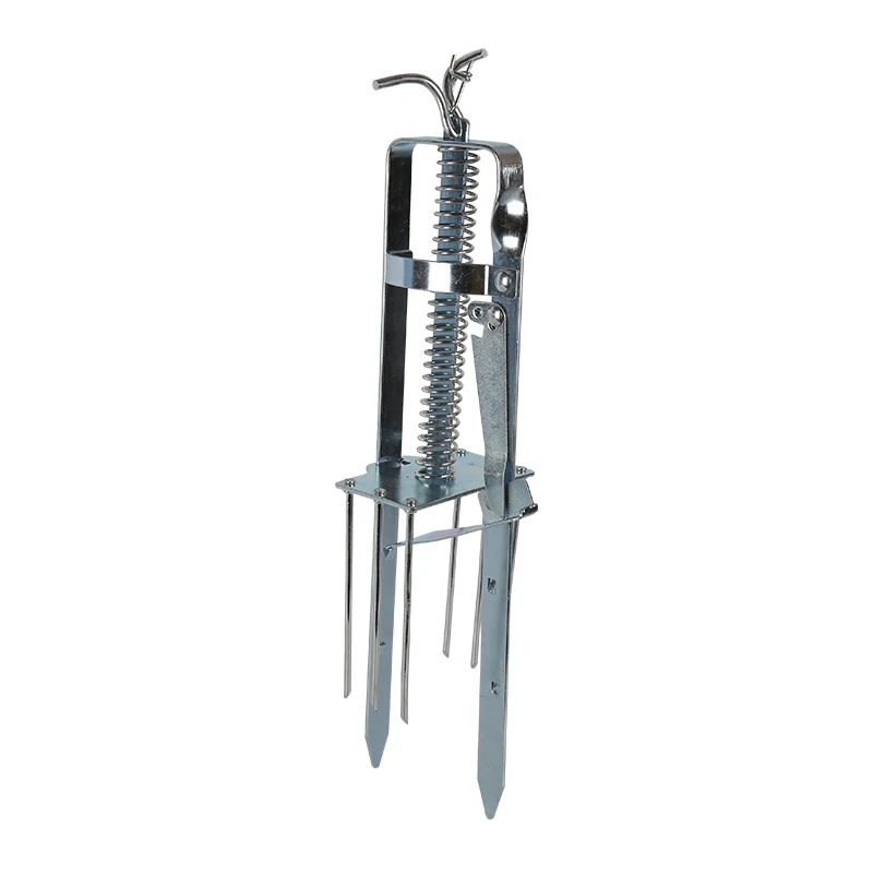 Outdoor metal hole tunnel gopher mole trap galvanized for garden