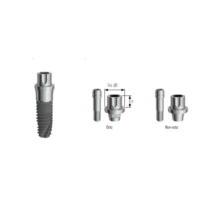 Dental Implant Factory Price Bone Level Implant System Healing Abutment